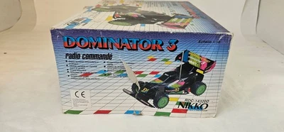 Rare Nikko Dominator 3 RDC-14320D 1/14 RC Buggy 27MHz Vintage 80 - Boxed Complet - Photo 1/4