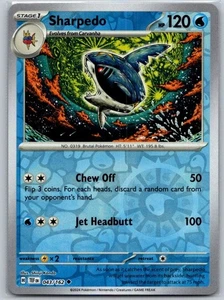 Sharpedo 043/162 Reverse Holo SV05: Temporal Forces NM - Picture 1 of 2