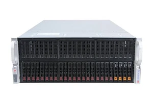 Supermicro 4124GS-TNR, 2 x EPYC 7742, 4TB, 55.68TB Storage, 4 x RTX 5000 32GB - Picture 1 of 3