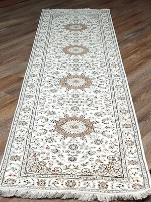 Alfombra Turca,Seda y Lana Diseño Real Alfombra Bohemia Turca Corredor, 2.7x10.9 Foto 1 de 4