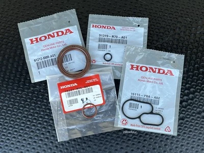 KIT DE SELLO DE BOMBA DE ACEITE ORIGINAL OEM HONDA 08-17 ACCORD ODYSSEY ACURA TL 3,5 L V6 4 PIEZAS Foto 1 de 4