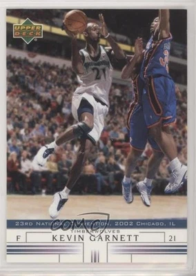2002 Upper Deck Spokesmen Set National Convention Kevin Garnett #N-14 HOF - Image 1 of 2