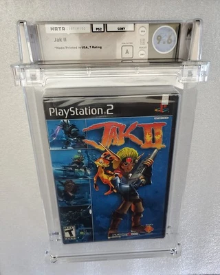 WATA 9.6 A  Jak II Black Label (PS2, PlayStation 2, 2003  Rare - Image 1 of 2