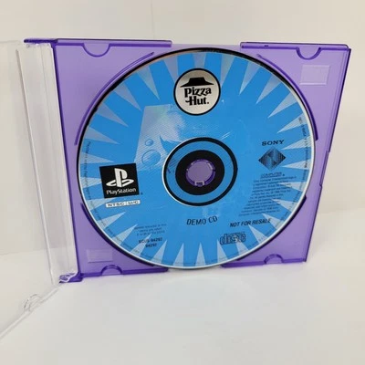 RARE PS1 Pizza Hut Powered PlayStation Demo Game Promo Disc Only - Image 1 of 4
