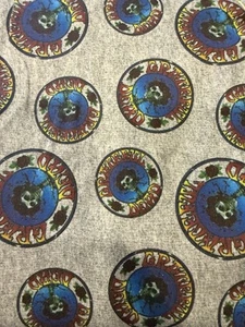 Grateful Dead Logo Cotton Fabric BTY 36”x44” Springs Creative - Picture 1 of 1