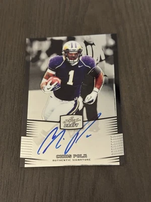 2012 Leaf Metal Draft Autographs Insert #CP1 CHRIS POLK Signed Auto ROOKIE RC - Image 1 of 3