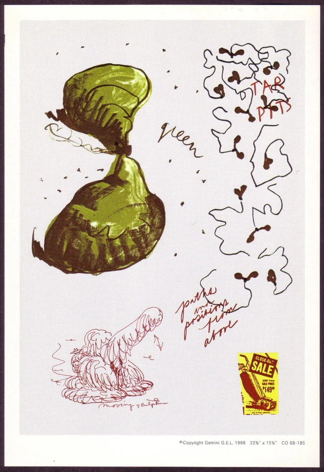 Impresión de arte pop vintage de Claes Oldenburg Shell Foto 1 de 1