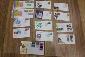 1971 AUST FDC COVERS x13 CHRISTMAS, AUST/ ASIA,ROTARY, RAAF,RSPCA,STOCK EXCHANGE - Picture 1 of 1