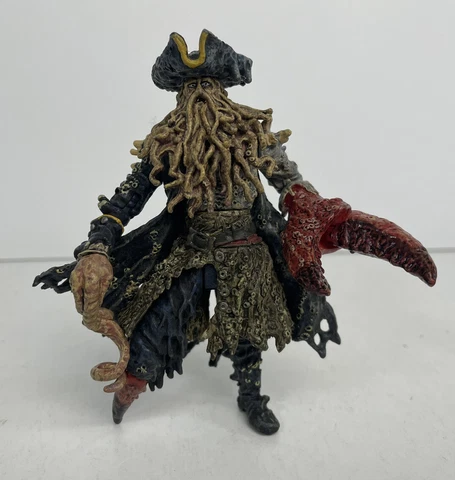 2007 Pirates of The Caribbean Davy Jones 4" Action Figure,  Secrets of the Deep Cover