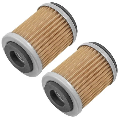 Paquete de 2 filtros de aceite para Yamaha YZ400 YZ400Fl YZ426 YZ426F YZ250F 1998 1999 2000-02 Foto 1 de 4
