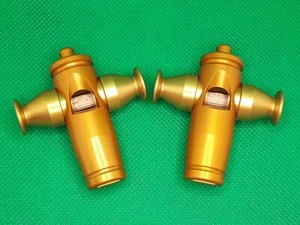 Sambapfeife Aluminium orange gold Trillerpfeife Whistle Samba Pfeife Apito Musik - Bild 1 von 5