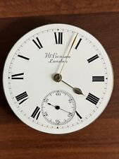 Jw Benson Pocket Watch Manual Winding Working Item For Parts Removal