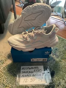 DS 2022 Adidas Ozweego Low Cloud White Bliss Orange Women’s Sz 8.5 - Picture 1 of 10