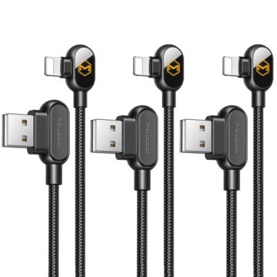 3 Pack Mcdodo For iPhone 12 Pro Max 11/X/8/7 Plus 7 USB SYNC Charger Cable Data - Image 1 of 4