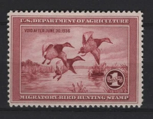 USA: US #RW2 Duck stamp MNH - Picture 1 of 2
