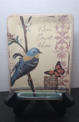 Cracker Barrel Rectangular Plate Home Sweet Home Birds - Image 1 of 4