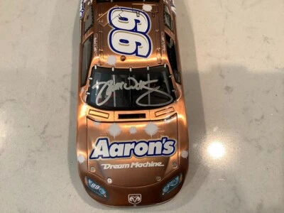 ЛИТАЯ МОДЕЛЬ И КАРТОЧКА С АВТОГРАФОМ МАЙКЛА УОЛТРИПА 2006 DODGE AARON МЕДНАЯ ОТДЕЛКА - Изображение 1 из 4