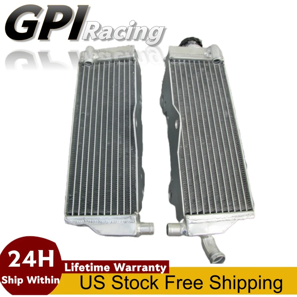 Radiador para Honda CR500 CR 500R 1990-2001 1991 1992 1993 1994 aluminio pulido Foto 1 de 4