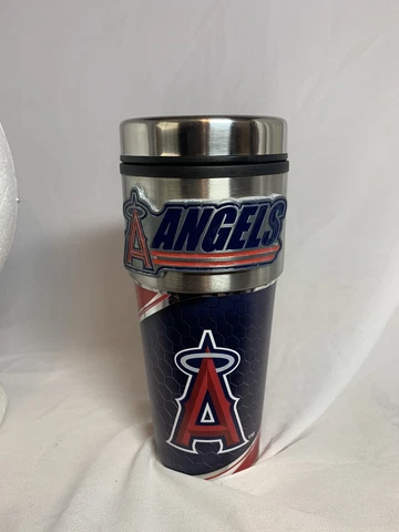 Anaheim Angels 16 oz Big Slim Travel Graphic Tumbler Mug Baseball Cover