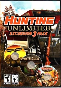 Hunting Unlimited Excursion 3 Pack (PC-CD, 2011) Windows XP/Vista/7 -NEW DVD BOX - Picture 1 of 2