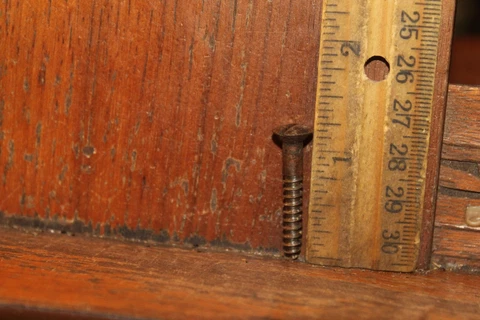 Lot of 15 Copper-Bronze Finish Flat Head Wood Screws 1-1/4" Furniture Doors Cover