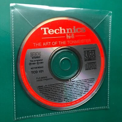 Technics Hi-Fi ART OF THE TONMEISTER Classical CD Debussy Bach Grainger PROMO F - Image 1 of 4