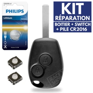 Boitier Télécommande Coque de Clé pour Plip RENAULT Kangoo Modus Clio 3 Master - Picture 1 of 4
