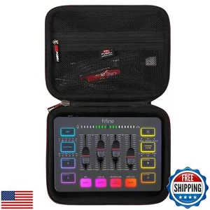 FBLFOBELI Hard Carrying Case for FIFINE SC3 Gaming Audio Mixer/Roland GO:MIXE - Picture 1 of 5