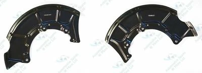 For VW Golf Mk4 1997-2006 2x Front Brake Disc Dust Cover Back Plate Pair - Image 1 of 4