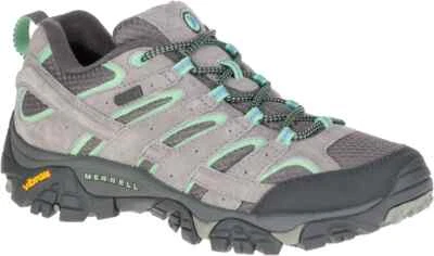 Merrell Z5192* Zapatos de Senderismo Moab 2 Vent de Cuero Gris/Menta para Mujer Talla 10M Foto 1 de 4