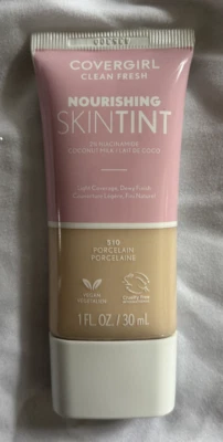 CoverGirl Clean Fresh Nourishing Skin Tint Foundation - 510 PORCELAIN Sealed NEW - Image 1 of 3