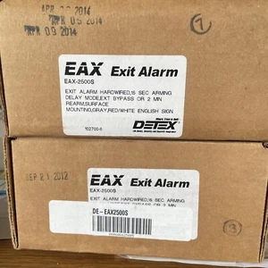 Detex EAX2500S Exit Alarm Lot Of 2 Plus 1 Used One - Picture 1 of 6