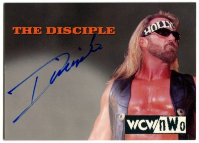 1998 Topps WCW NWO The Disciple AKA Brutus the Barber Beefcake On Card Auto - Image 1 of 2