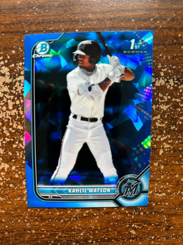 Kahlil Watson, Chrome Prospects #BCP-3 - 2022 Bowman Sapphire Edition - Image 1 of 1