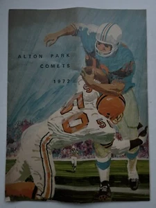 ALTON PARK YOUTH LEAGUE 1972 FOOTBALL PROGRAM BETHLEHEM STEELERS PA COCA COLA AD - Picture 1 of 7