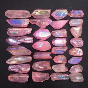 Aura Engel Natur Lemurischer Quarz Kristall Punkte Heilung Reiki Dekoration 31 Teile - Bild 1 von 7