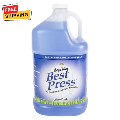 Mary Ellen Products Best Press Refills 1 Gallon-Linen Fresh 128 Fl Oz, Free Ship