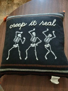 Creep It Real Throw Pillow Large - Picture 1 of 11