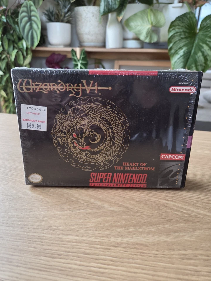 Wizadry VI Heart Of The Maelstrom - Super Nintendo - NTSC U - SNES  - Image 1 of 4