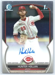 2023 Bowman Draft Prospect Autographs Hunter Hollan Rookie Auto Cincinnati Reds - Picture 1 of 2