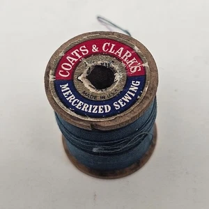 Vintage Coats & Clark Boilfast Nähgarn - Holzspule - Bild 1 von 4