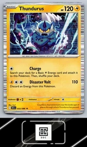 SV: Black Bolt #033/086 Thundurus Reverse Holo - Picture 1 of 2