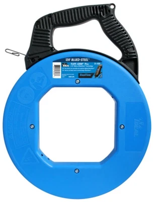 Ideal Industries 120 Ft. Blued-Steel Fish Tape With Blueview Display - Image 1 of 2