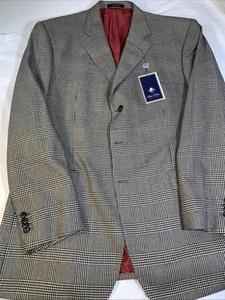 Sean Jean Neu mit Etikett Anzugjacke separat 100% Seide orange 46 L Y2K 46 lang SJ neu - Bild 1 von 12