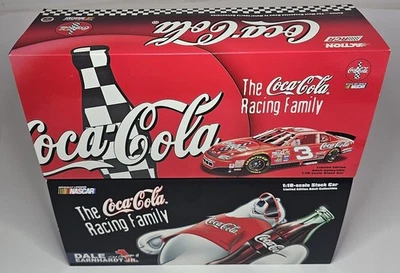 1998 ACTION 1/18 DALE EARNHARDT SR & DALE EARNHARDT JR COCA-COLA JAPAN 2 CAR SET - Image 1 of 4