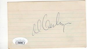 Al Geiberger Mike Morley Dual Signed Autographed Index Card  JSA CF46706 - Picture 1 of 3