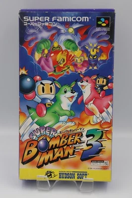 Super Bomberman 3 Nintendo Super Famicom JP Game CIB Complete Used - Image 1 of 4