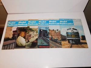 RARE! X6 LOT Model Railroader Magazines 1973 - MORE IN STORE!! - Picture 1 of 7