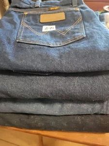 Wrangler authentisches Paket 4 Stck. Herren blau Jeans Taschen verschiedene Größen neu ohne Etikett - Bild 1 von 7