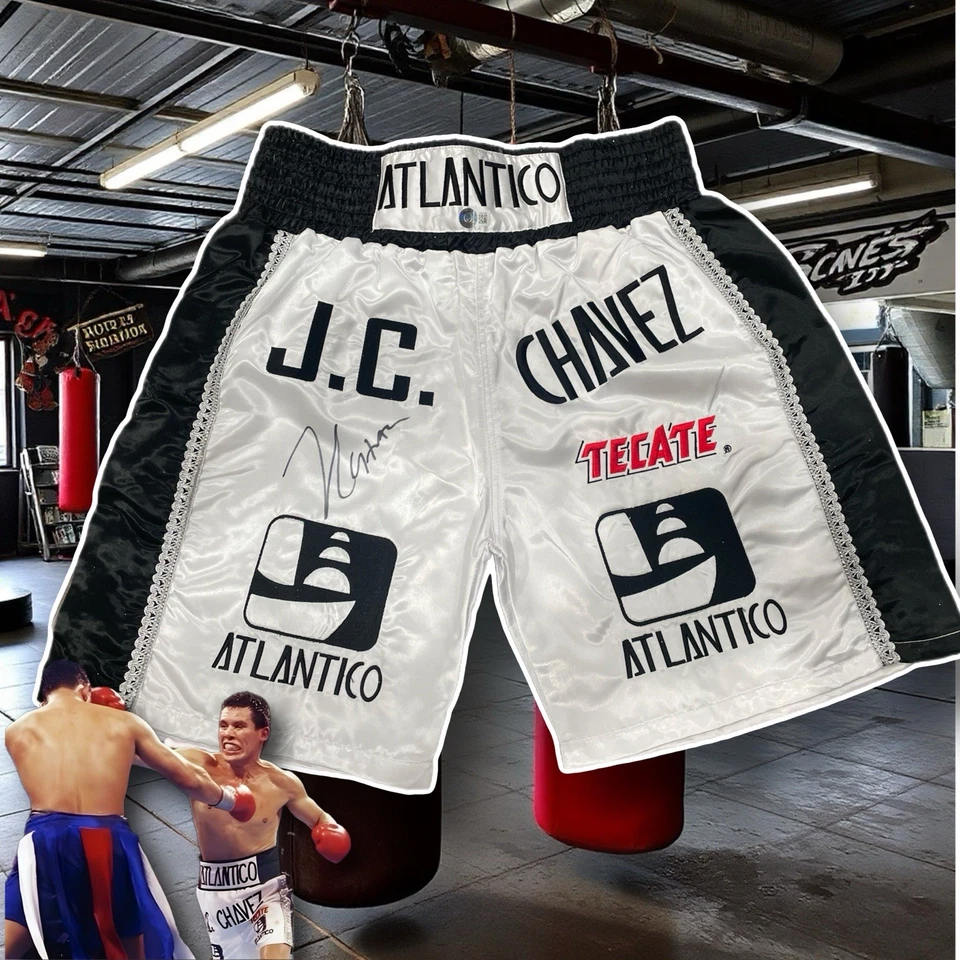 Baúles firmados Julio César Chávez (certificado JSA) Foto 1 de 1